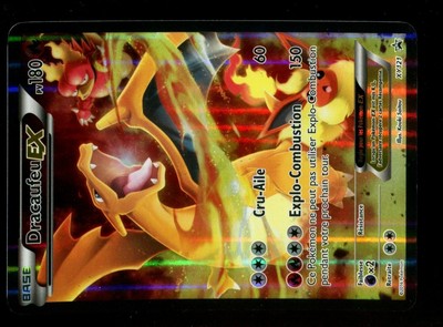 PROMO POKEMON FRANCAISE XY xx N° XY121 DRACAUFEU EX 180 PV Attack 150