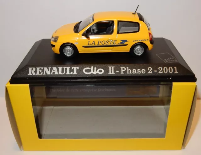 Uh Universal Hobbies Renault Clio Ii Phase 2 2001 Postes Poste Ptt 1/43 Luxe Box