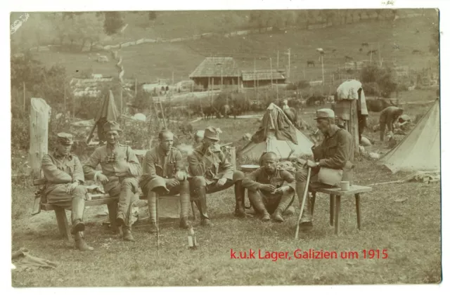 k.u.k Foto Ostfront Lager kuk ww1 1wk Galizien camp