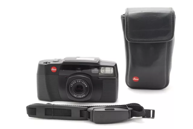 【NEAR MINT+++ w/ Case】 Leica C2 Zoom Black Point & Shoot 35mm Film Camera JAPAN