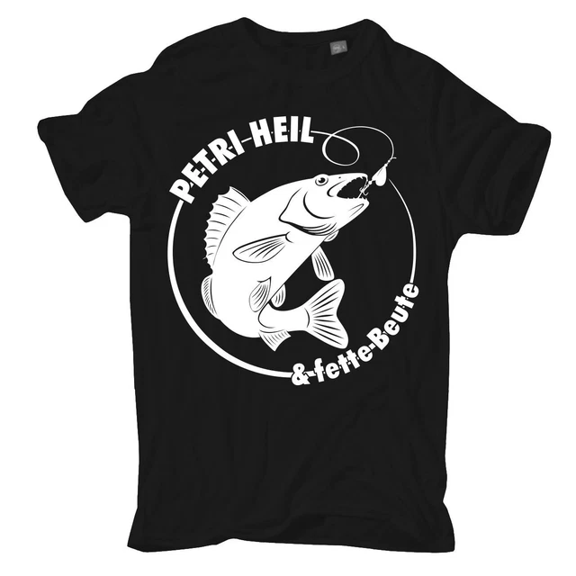 Camiseta Pescador Petri Sanación Presa Grasa 3XL a 8XL Pescado Hobby Pesca
