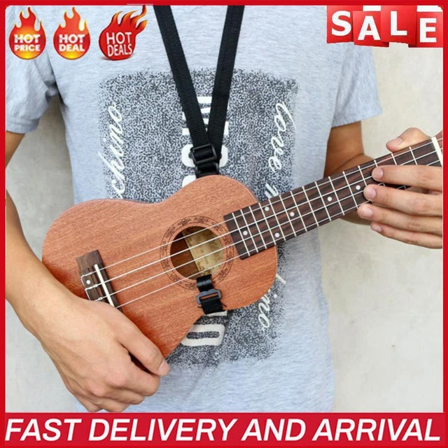 Verstellbare Nylon Neck Strap Sling mit Haken für Ukulele Gitarre Mandoline