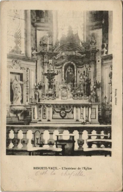 CPA BENOITE-VAUX Intérieur de l'Eglise (152563)