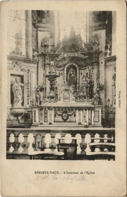 CPA BENOITE-VAUX Intérieur de l'Eglise (152563)