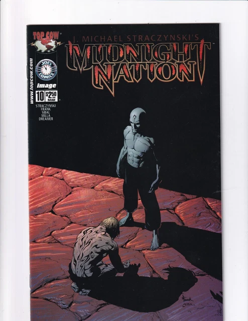 MIDNIGHT NATION #10 (2000) NM, J. Michael Straczynski Image Top Cow Comics B & B