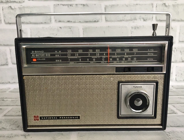 National Panasonic 畳む R-317 3バンドラジオ