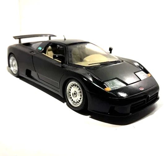 Rechange Modèle Réduit Occasion Baguette De Capot Miniature Bugatti EB110 1991 - Échelle 1/18 - Marque Burago - Occasion Miniature Bleue 1991 échelle 1/18