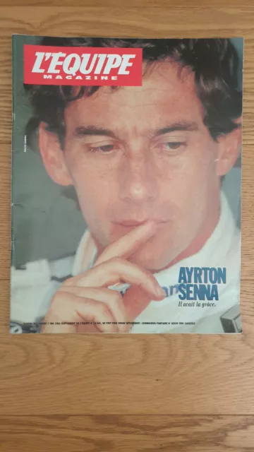 Magazine L'équipe n° 637 07/05/1994 AYRTON SENNA - Il avait la grâce