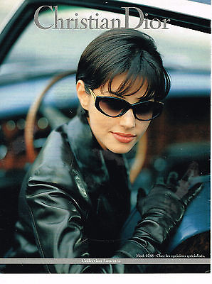 ▬► PUBLICITE ADVERTISING AD CHRISTIAN DIOR Collection lunettes 1991 