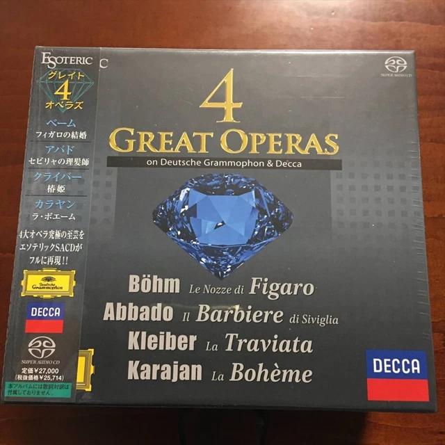 その他 ESOTERIC 4 GREAT OPERAS ESOTERIC SACD CD Hybrid 5 Great Operas 9CD Box Set