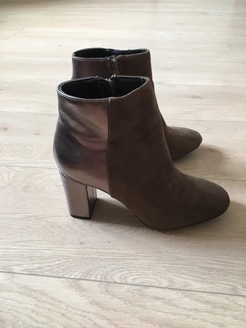 Bottines a talons marron taupe pointure 38 TBE 3