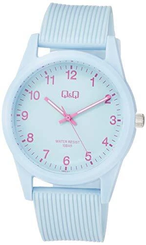 [Citizen Q & Q] watch analog waterproof urethane belt VS40-011 Ladies Blue