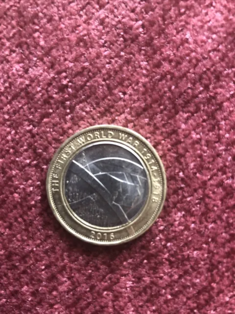 The First World War WW1 2016 Two Pound £2 Coin - Circulated