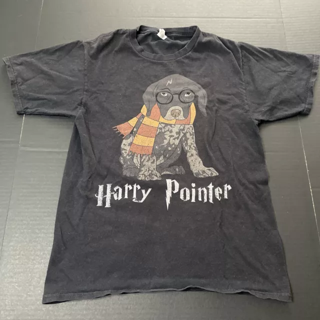 German Shorthaired Pointer Dog Funny Harry Pointer T-Shirt Used Small