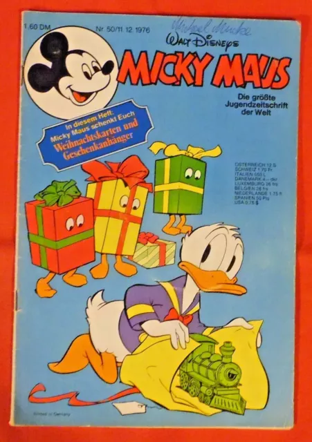 Micky Maus 1976 Nr 50 , Ehapa , Z 2 , ohne Beilage , ohne Sammelmarke