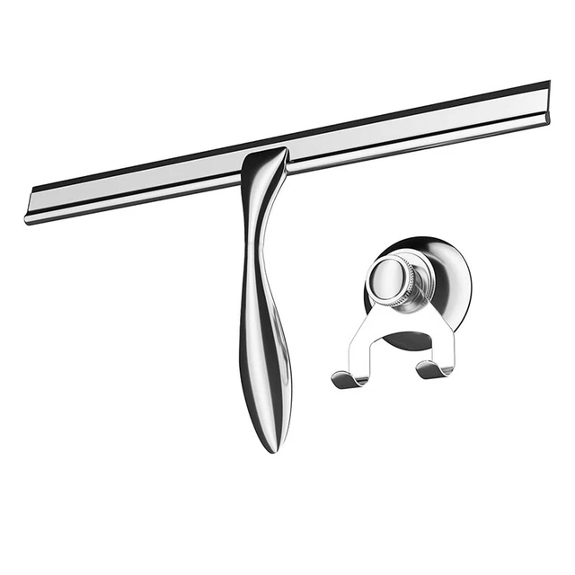Estrattore doccia extra largo 30,5 cm in inox con labbro silicone D4J7
