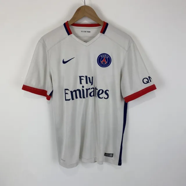 PSG Paris Saint Germain 2015/16 Away Football Shirt Nike Size Large Men’s