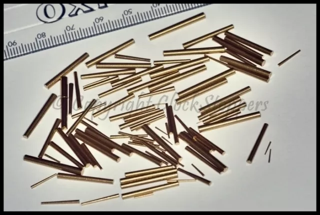 Brass Taper Pins for Clocks Repair Parts Tools Service Spares Clock Assorted