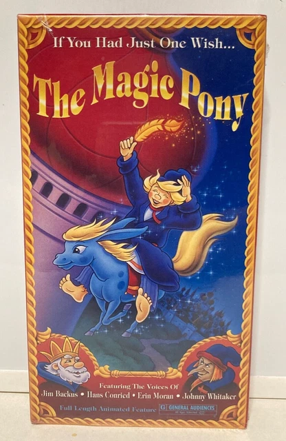 The Magic Pony VHS Kids Movie SEALED Jim Backus Hans Conried Erin Moran 1993 NEW