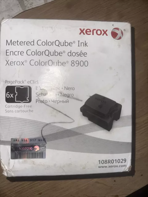 Genuine Xerox Inks - COLORQUBE 8900 / 6 x BOXED BLACK INKS (INC VAT)