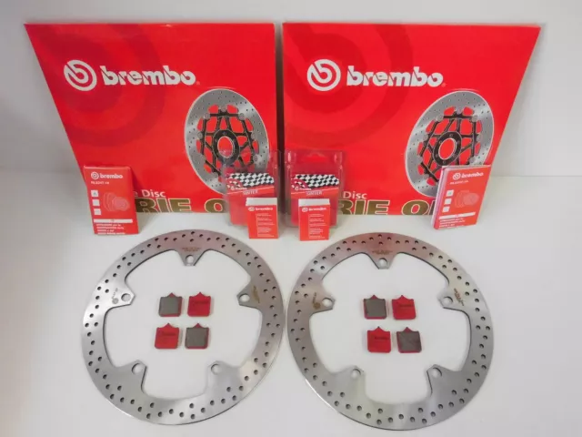 Brembo Bremsscheiben Bremse vorne komplett + Bremsbeläge BMW S 1000 R RR + ABS