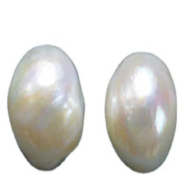 10-11MM Natural Baroque Freshwater Aquaculture pearl Earrings Freshwater Lucky