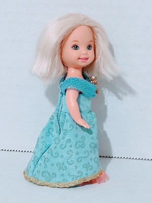 BARBIE'S LITTLE SISTER Kelly Doll With Blue Dress Vintage 1994 Mattel
