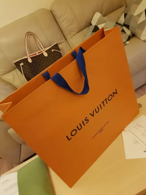 LV LOUIS VUITTON Paper Carrier Gift Bag - NEW LARGE 48x39x12cm🎉🎁 £12.99 -  PicClick UK