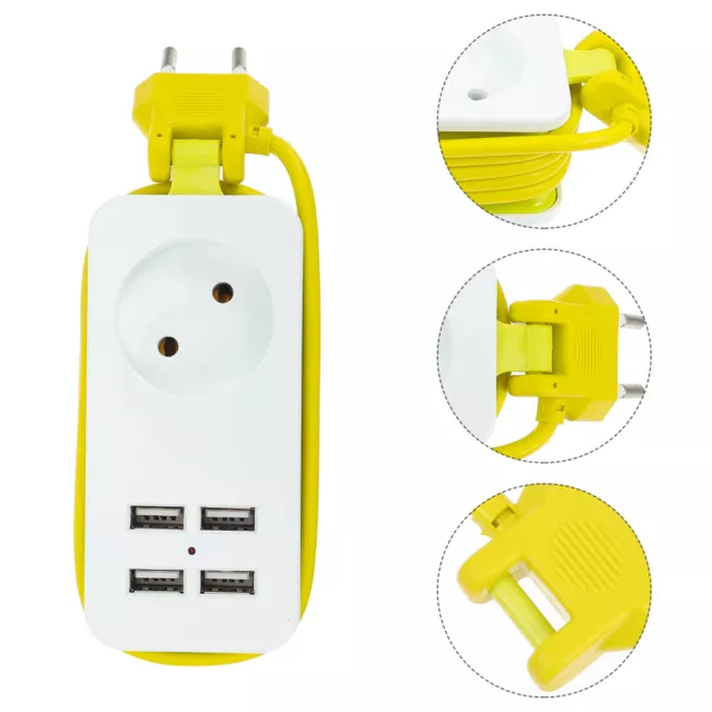 USB Ports Power Strip Extension Socket Plug USB Phone Charger Socket