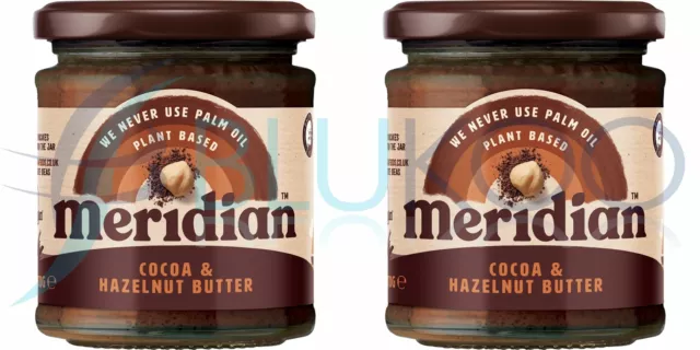Meridian Cocoa & Hazelnut Butter - 170g (Pack of 2)