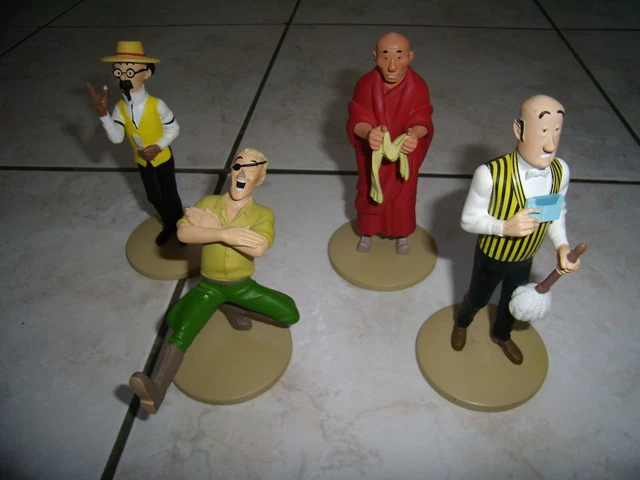 Lot 16 Figurines Tintin, Boîte D'origine Hergé Moulinsart, Occasion