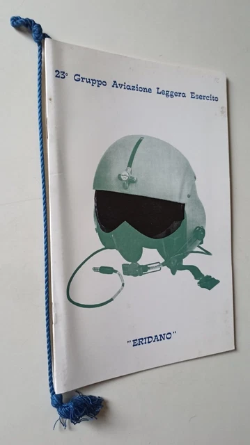 B384 Calendario 23 Gruppo Aviazione Leggera Esercito Eridano 1987 Con Cordoncino