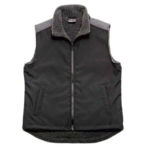 Men's Adult Vest Workwear Winter Shepherd Fleece Lining Outerwear S-5XL 6ATV