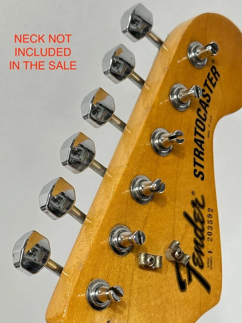 1970s-80s Fender American Stratocaster-F TUNERS-Tuning Machine & Hardware Tele