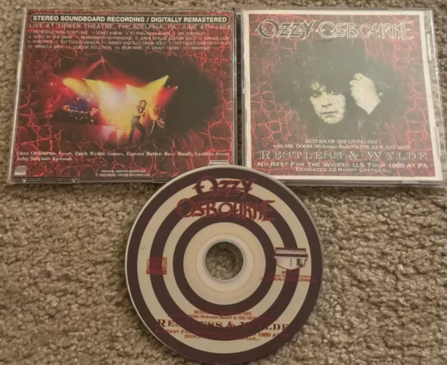 Ozzy Osbourne “Restless And Wylde” Cd