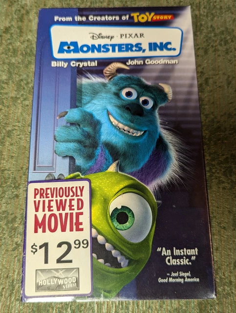 MONSTERS, INC. VHS 2002 Slip Sleeve Blue Tape Rare £13.97 - PicClick UK
