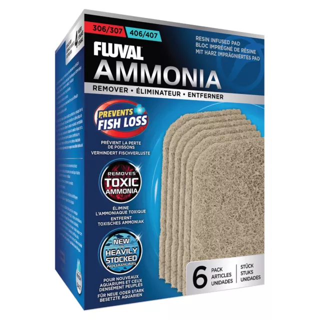 Fluval Ammoniac Dissolvant pour Filtre 307/407, Neuf