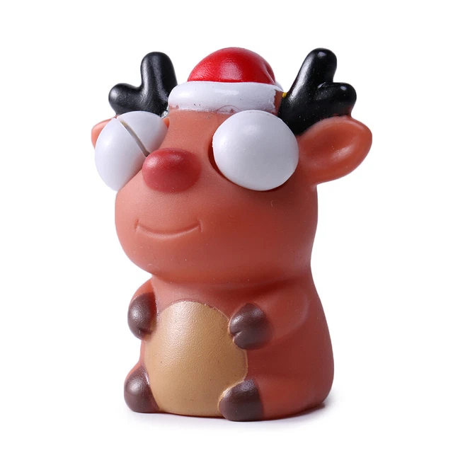BIOSA Squishy Squeeze giocattolo, Natale stress sollievo giocattolo palla da schiacciamento