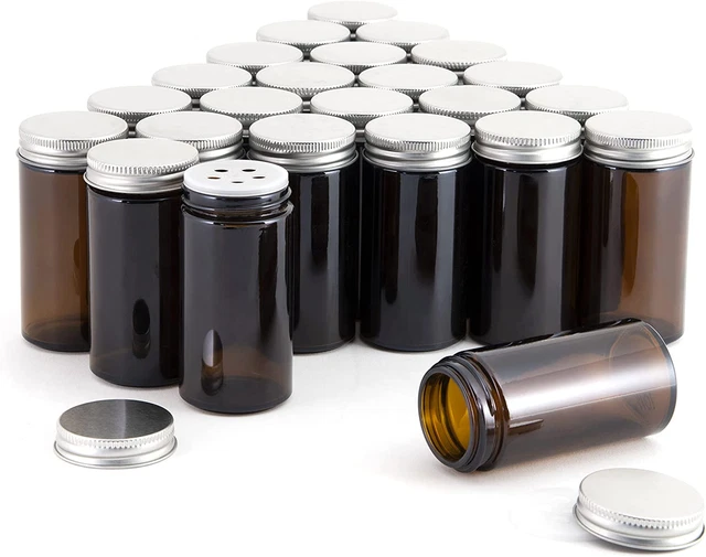 Kamenstein Empty Jar Set, 24 Count, Amber
