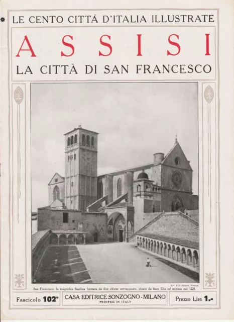 ASSISI - La città di San Francesco - Anni 1920