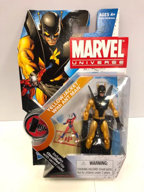 Marvel Universe 3.75" Series 2 Yellow Jacket with Ant Man Figure #32 Hasbro 2010