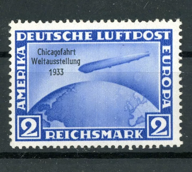 Dt. Reich: Mi.Nr.497 Chicagofahrt 2 RM * (Falzrest)