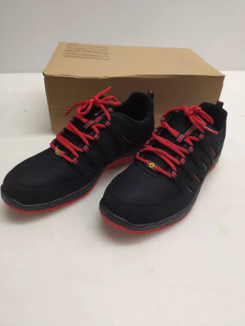ELTEN MADDOX Black-Red Low S3 Sicherheitsschuhe, Grosse 41