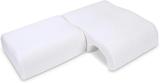 HOMCA Memory Foam Pillow for Couples, Adjustable Cube Cuddle Pillow Anti Arm for