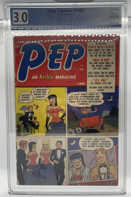 Pep Comics 107 Archie PGX not CGC Comic 1955