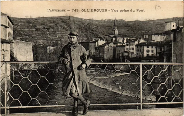 CPA Auvergne OLLIERGUES Vue prise du Pont (408532)