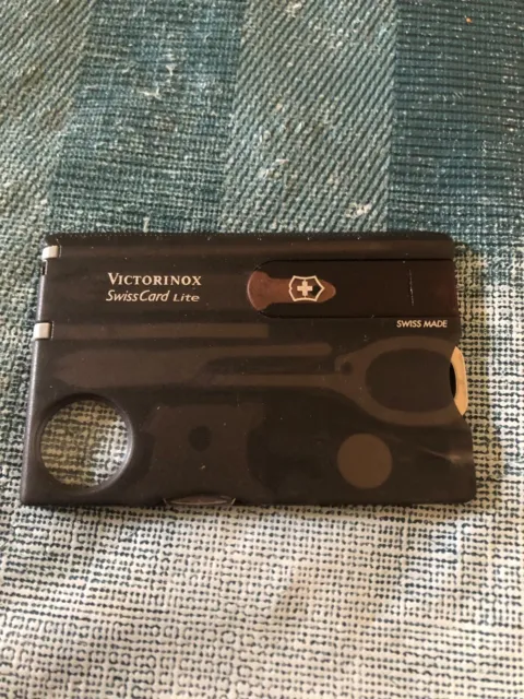 Swisscard Lite Pocket Tool by Victorinox Swiss Army, Onyx