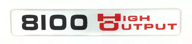 (HO) 8100 High Output  EMBLEM  (B) Super Sized SATIN