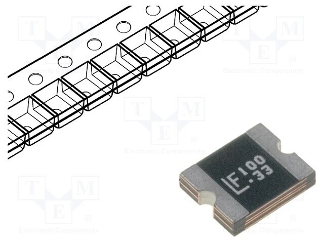 Sécurité: Ptc Polymère 1,1A 2016L 2016l100/33dr Smd-Polymersicherungen