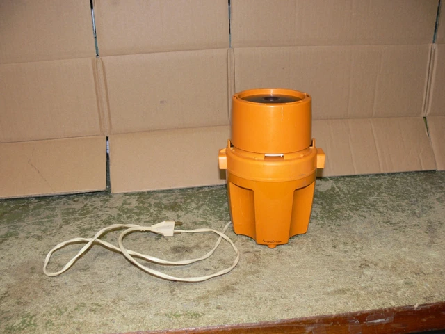 MOULIN À CAFÉ Electrique MOULINEX ORANGE Vintage 1970 Type 255 Fonctionne EUR 6,00 - FR